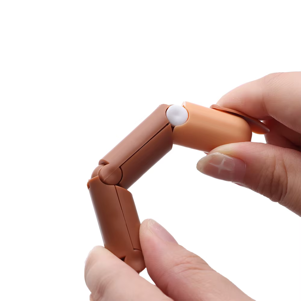 Doigt de pratique d'art d'ongle avec le modèle acrylique réglable de conception