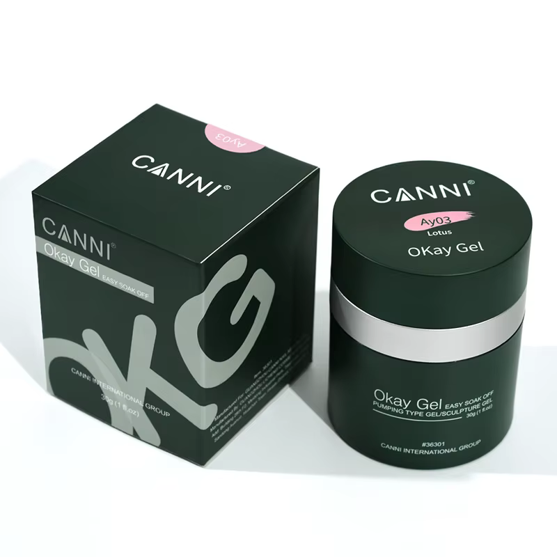 CANNI 30g Ok Gel Extension UV Construction Gel couleur rose chair Gel pompe à Air facile à appliquer tremper UV LED vernis Sculpture Gel