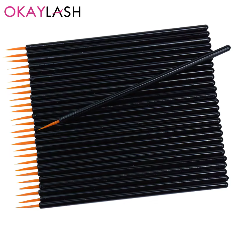 OKAYLASH 50 pcs/lot réutilisable Gel Liner Nail Art pinceaux peinture stylo jetable Eyeliner beauté Eyeline maquillage outils