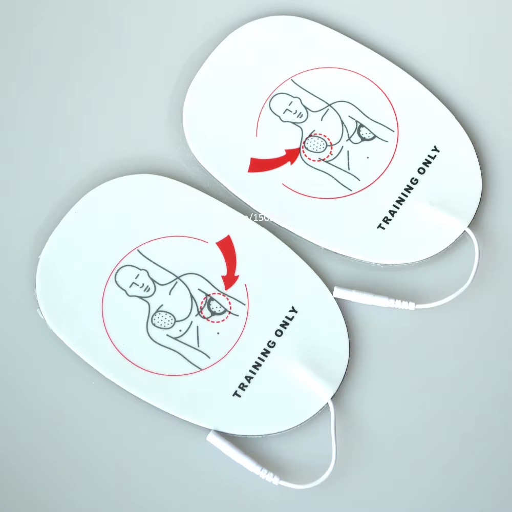 Patchs électroniques AED pour adultes, 5 paires de tampons adhésifs pour la survie et les premiers soins