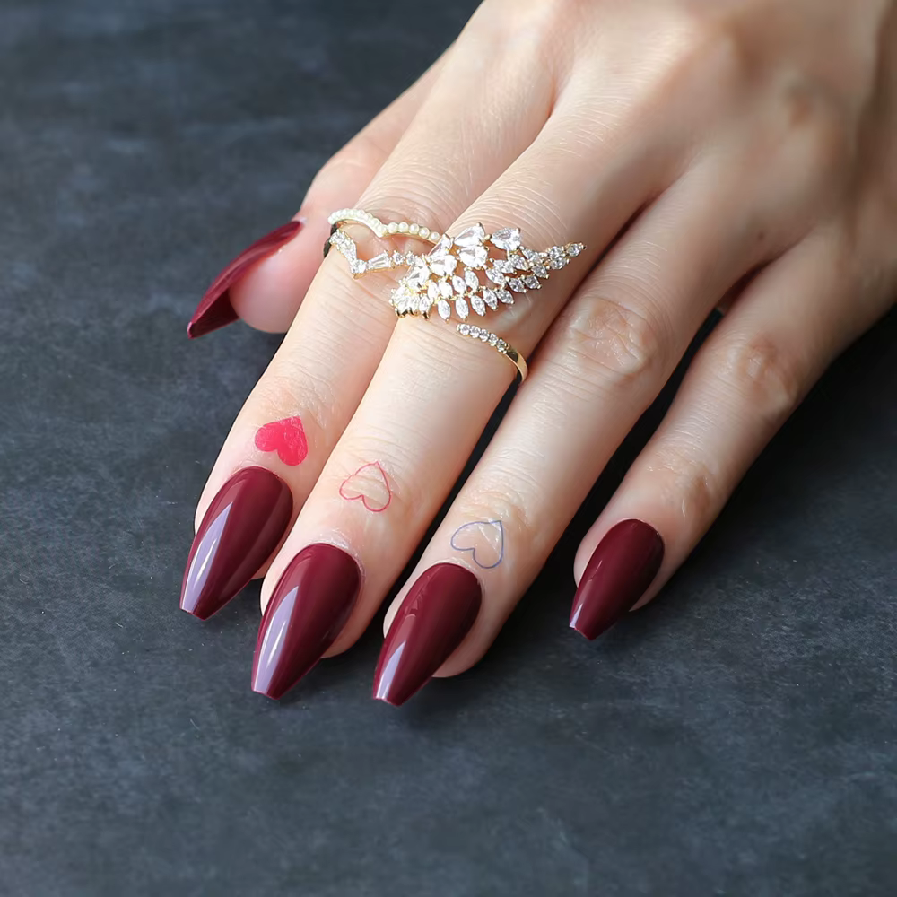 Faux ongles de Ballet courts