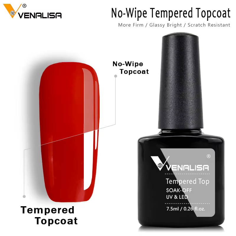 # 70916 Venalisa nail art design maquillage super-flexible brillant longue durée haute brillance sans essuyage couche