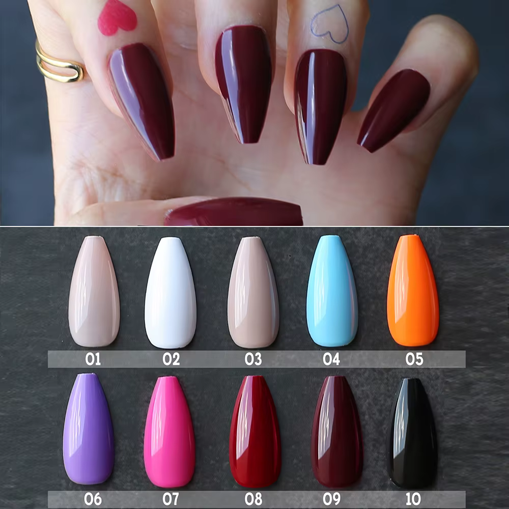 Faux ongles de Ballet courts