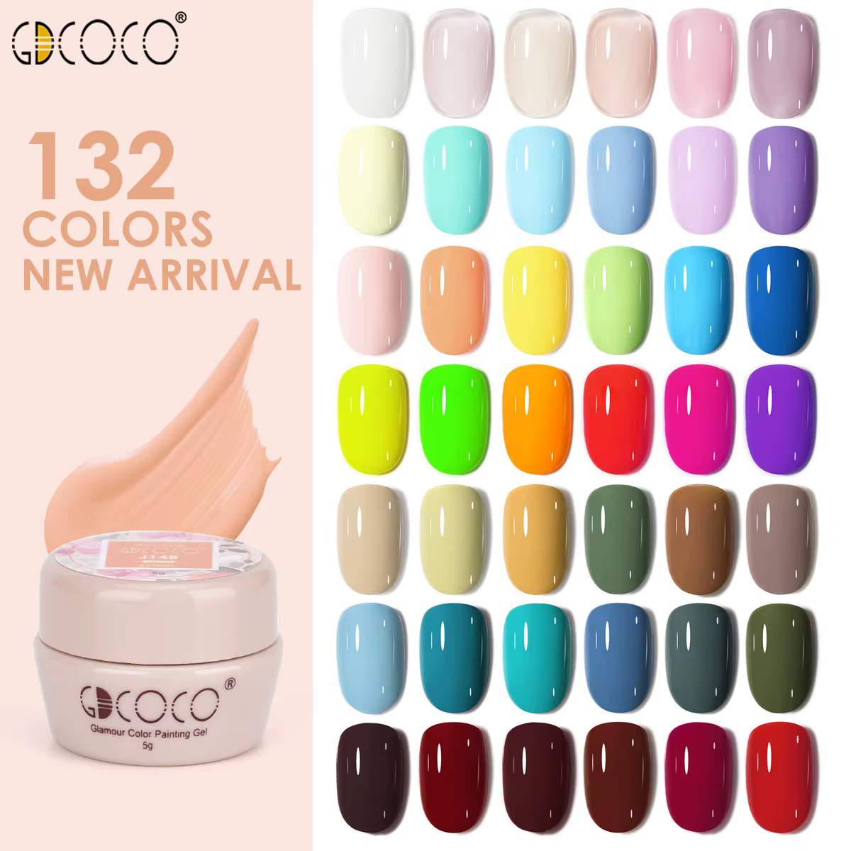 Venalisa argent or métal Super effet miroir peinture Gel GDCOCO couleur Pure néon pierre précieuse tremper UV LED vernis à ongles Gel