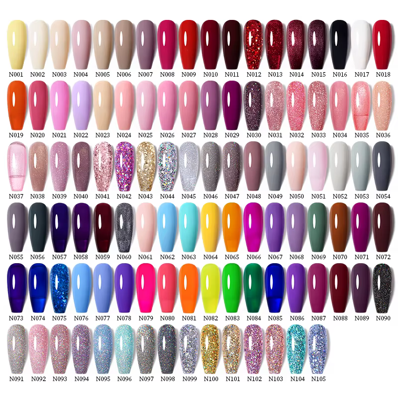 UR SUGAR 7/7.5ml Vernis à ongles gel couleur nude pailletée semi-permanent