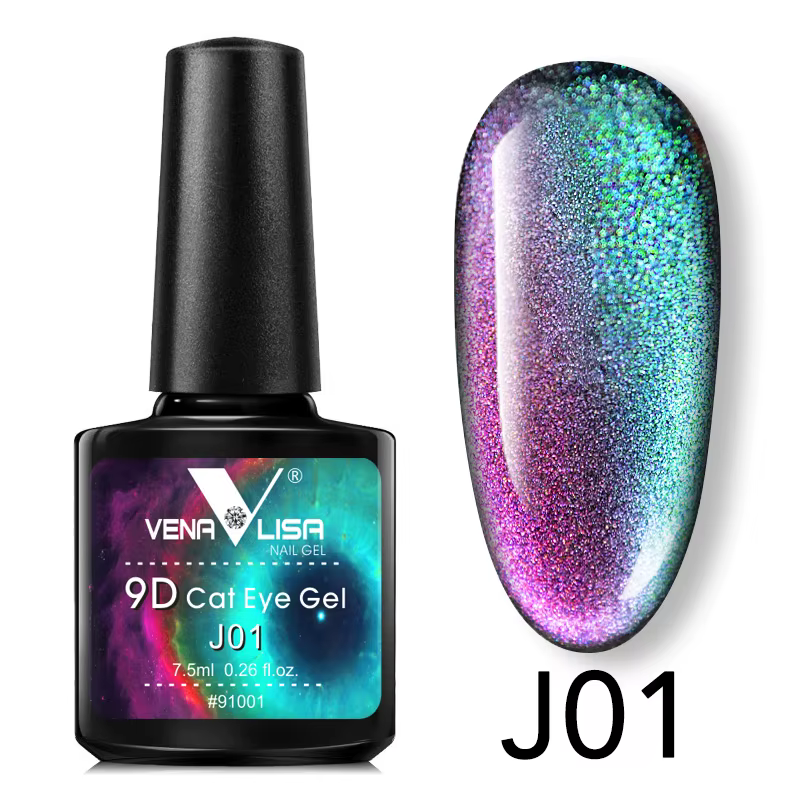 Venalisa 9D oeil de chat vernis à ongles effet Super étincelle galaxie étoilé manucure