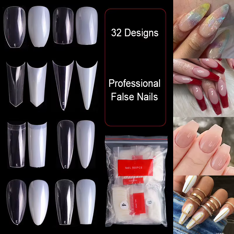 Faux-ongles en forme de cercueil pour Ballet français