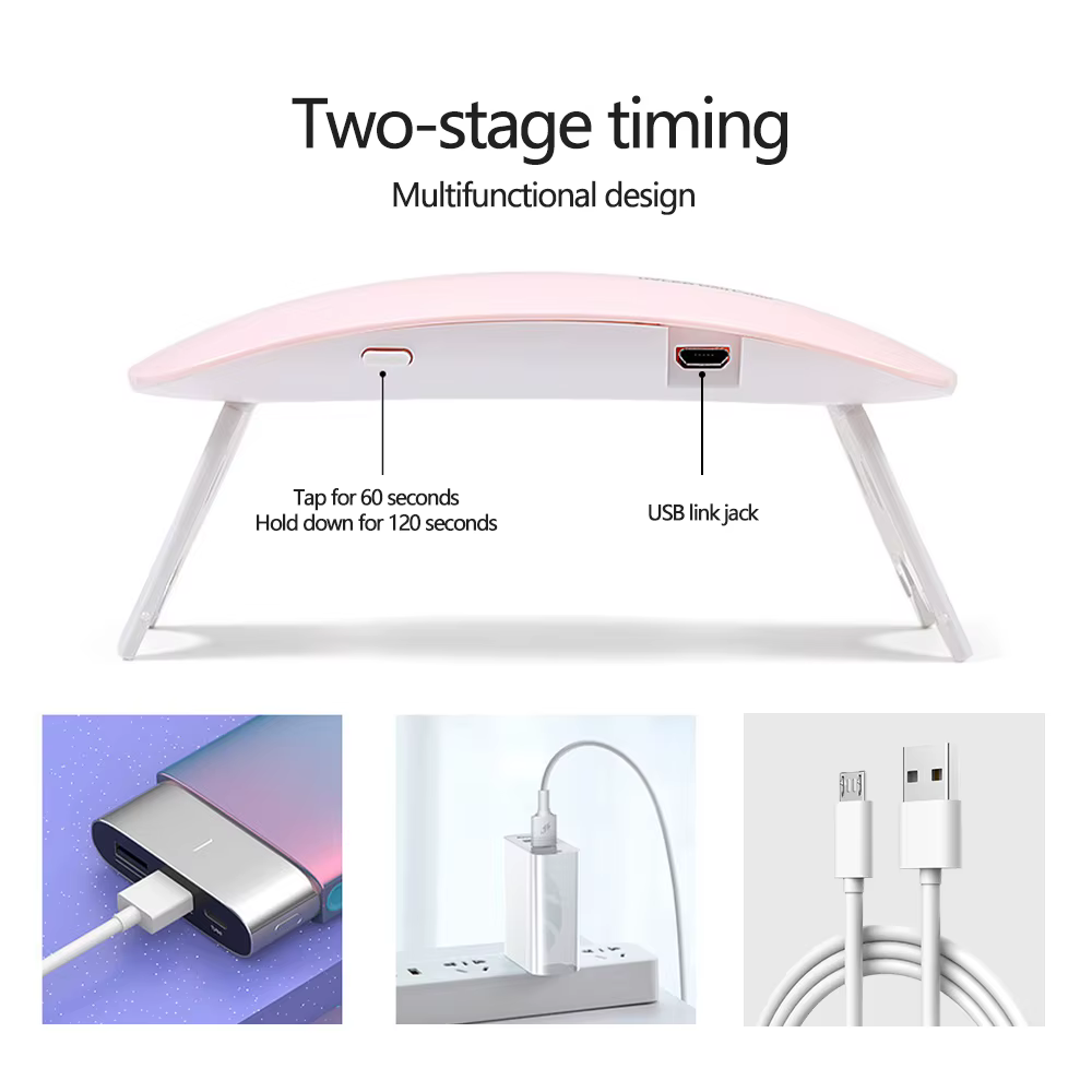 Lampe à ongles pliable 6w