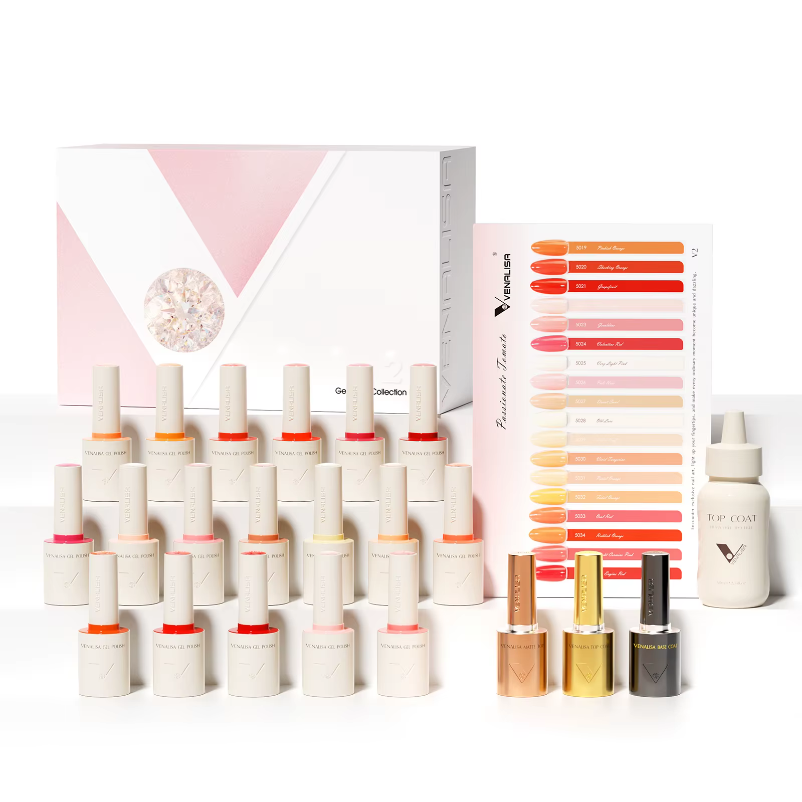 VENALISA VIP Kit 10ml vernis à ongles HEMA TPO gratuit néon gelée Gel Pigment professionnel Nail Art longue durée Gel