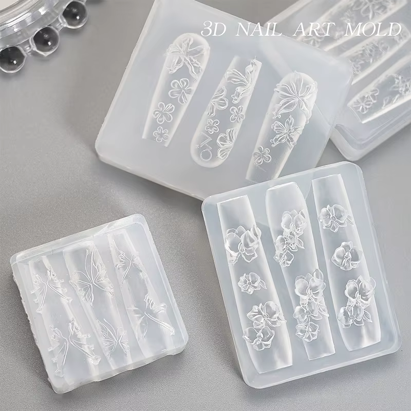 Moule à ongles en Silicone