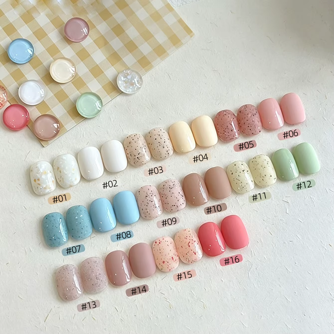 MIANEL 12ML 1PCS Vernis à ongles gel crème motif ours mignon pour l'été