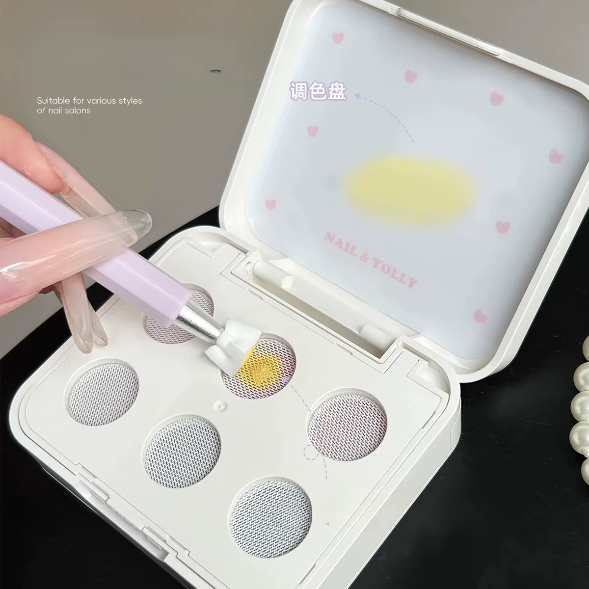 Gel de peinture UV/LED 6 couleurs Air Cushion Pat Pat pour ongles