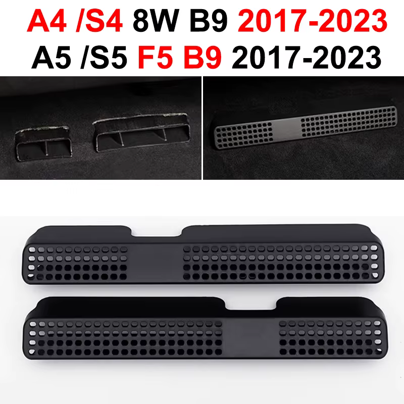 Pour AUDI A4 B9 B8 8W 8K Avant Allroad Quattro A5 8T F5 S4 S5 Accessories Rear Seat Air Vent Outlet Cover Grille Interior Trim