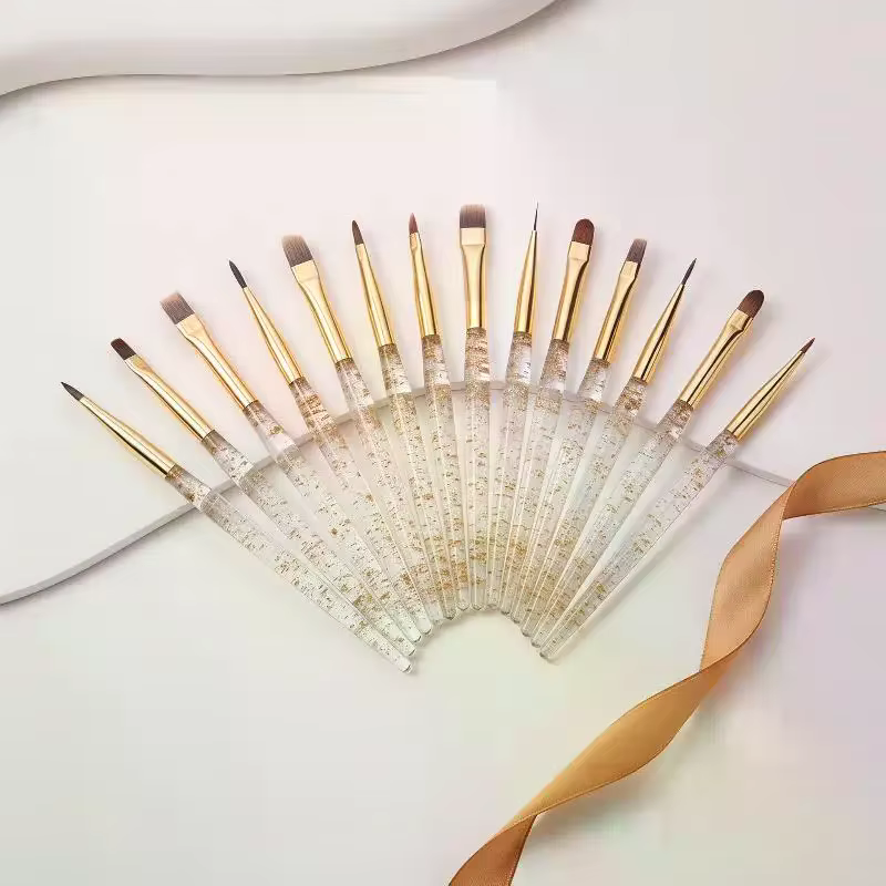Stylos pour nail art en acrylique compatibles avec le gel UV pour un travail de détail de qualité professionnelle