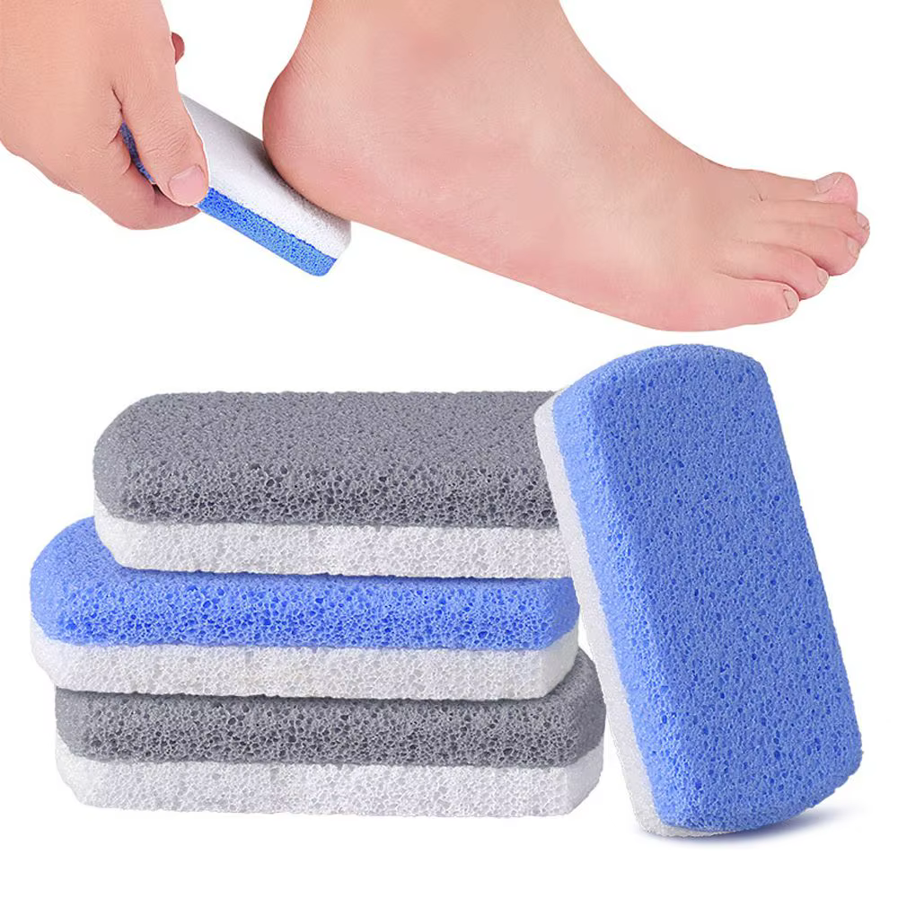 Râpes à pieds en éponge pour hommes, éliminateur de callosités et peaux mortes, outils de pédicure, pierres ponce pour massage et gommage des pieds