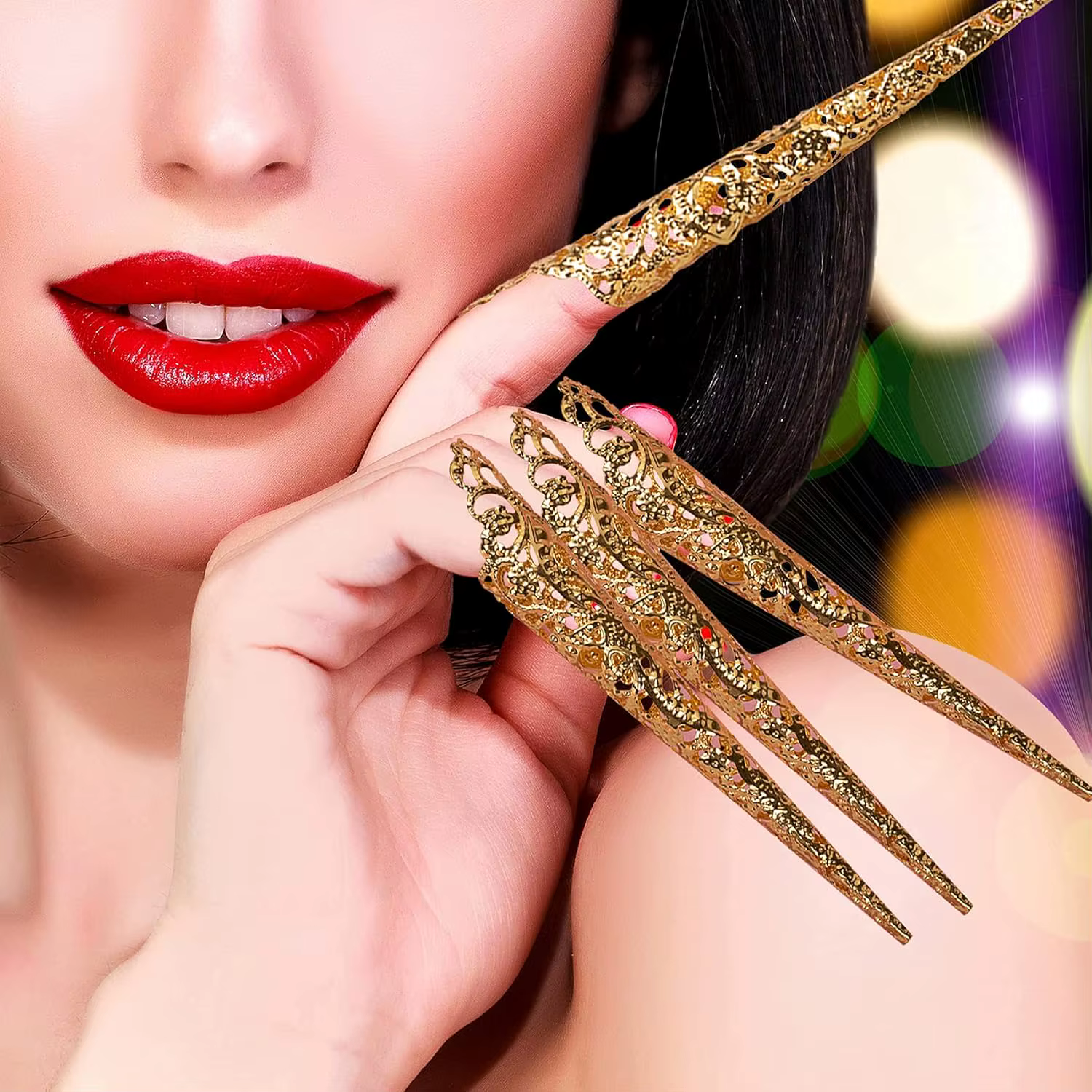 10 pièces Anneaux à ongles pour doigts