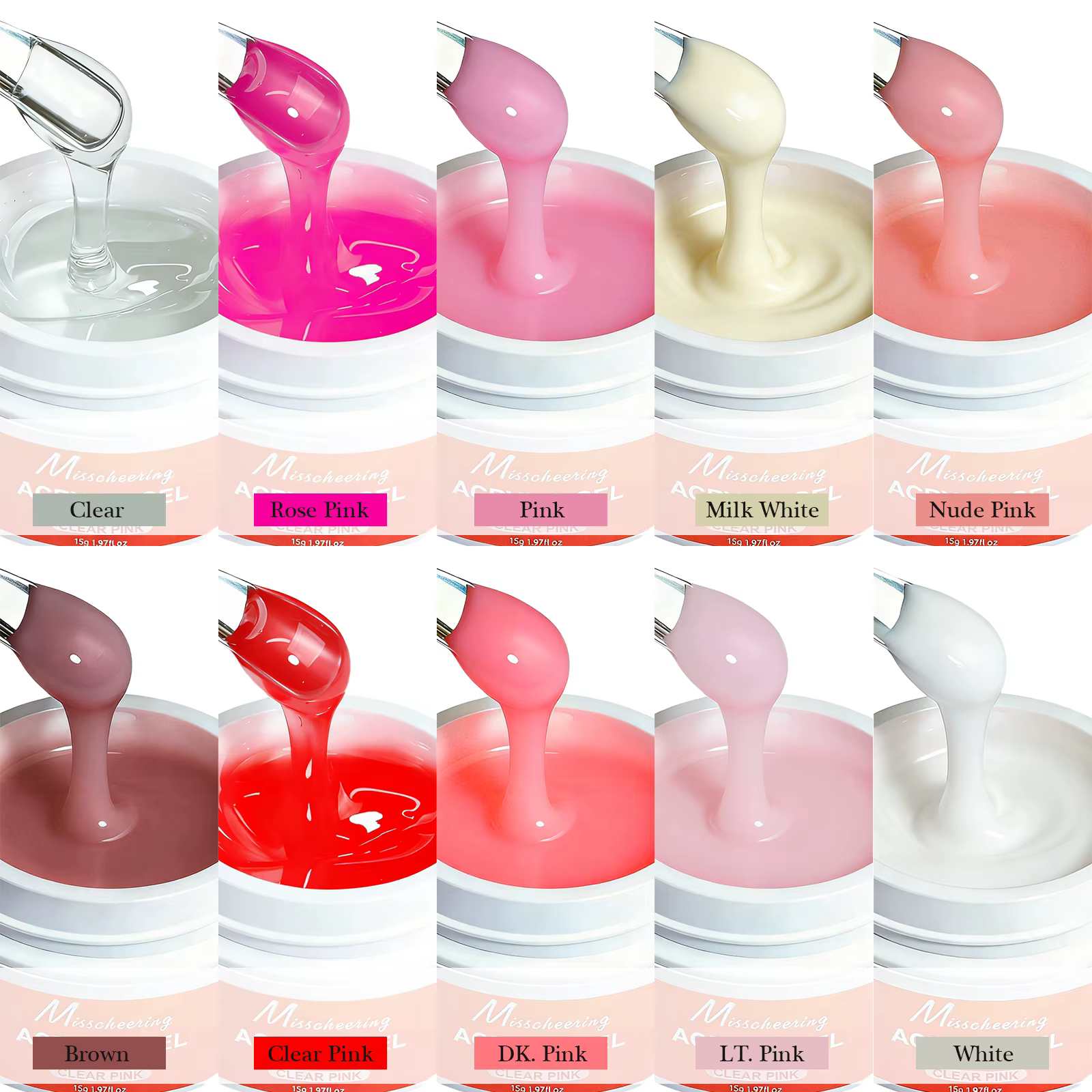 15g solide constructeur Gel durci