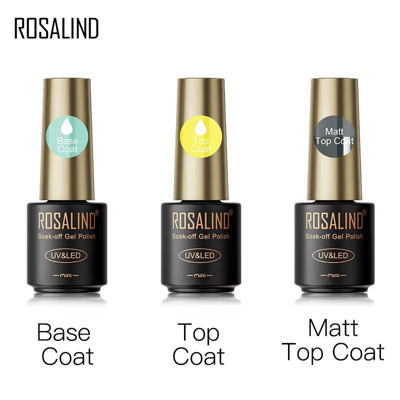 ROSALIND couche de Base supérieure vernis à ongles Gel primaire déshydrateur Gel Nail Art Design pour manucure tremper