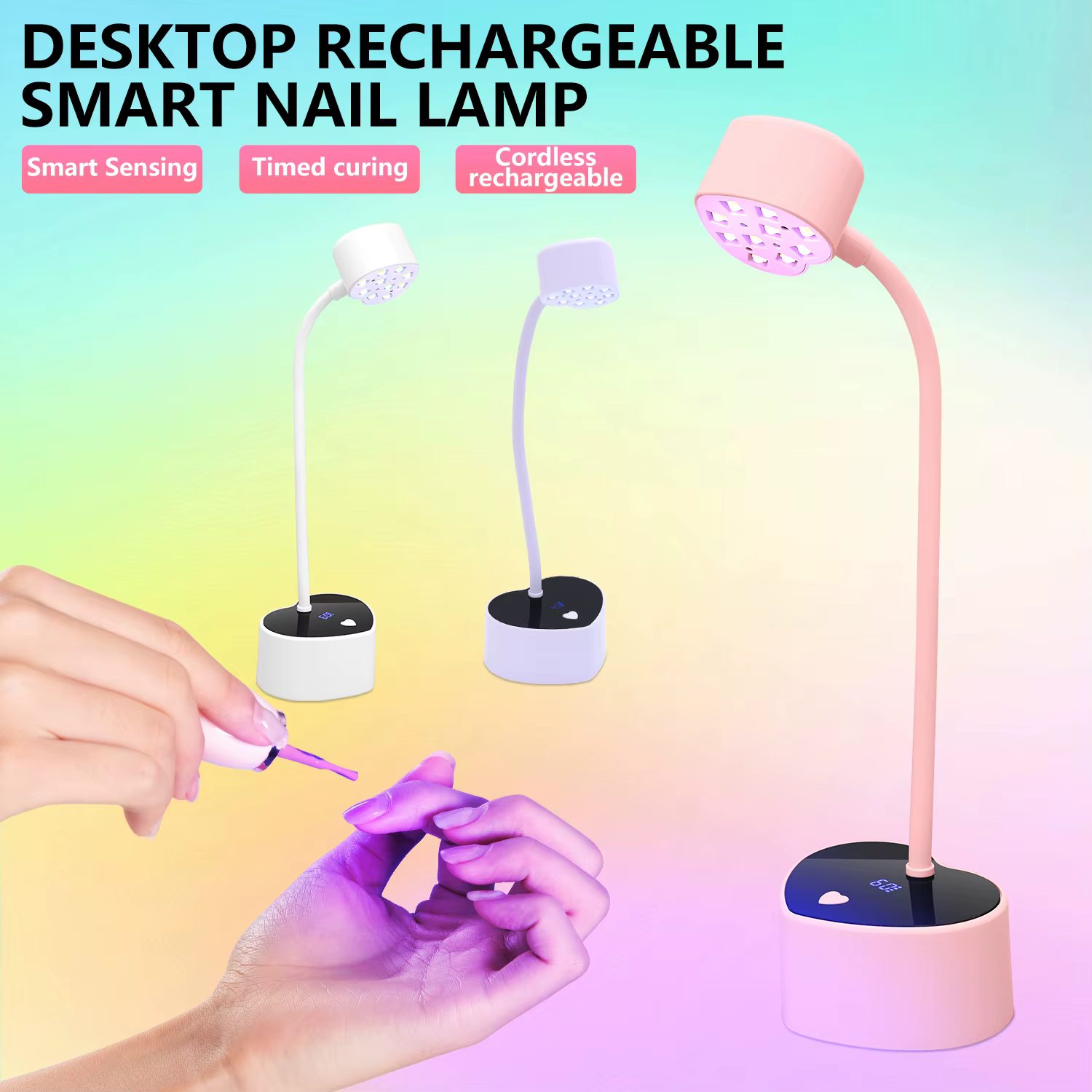 Lampe à ongles à induction intelligente