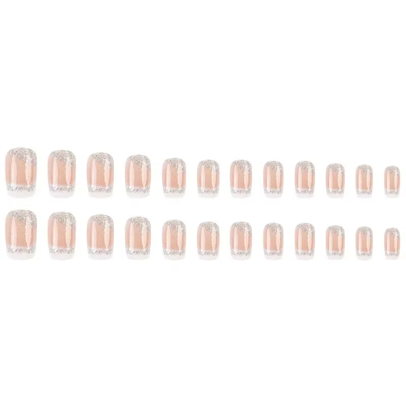 24 pièces faux ongles avec Design