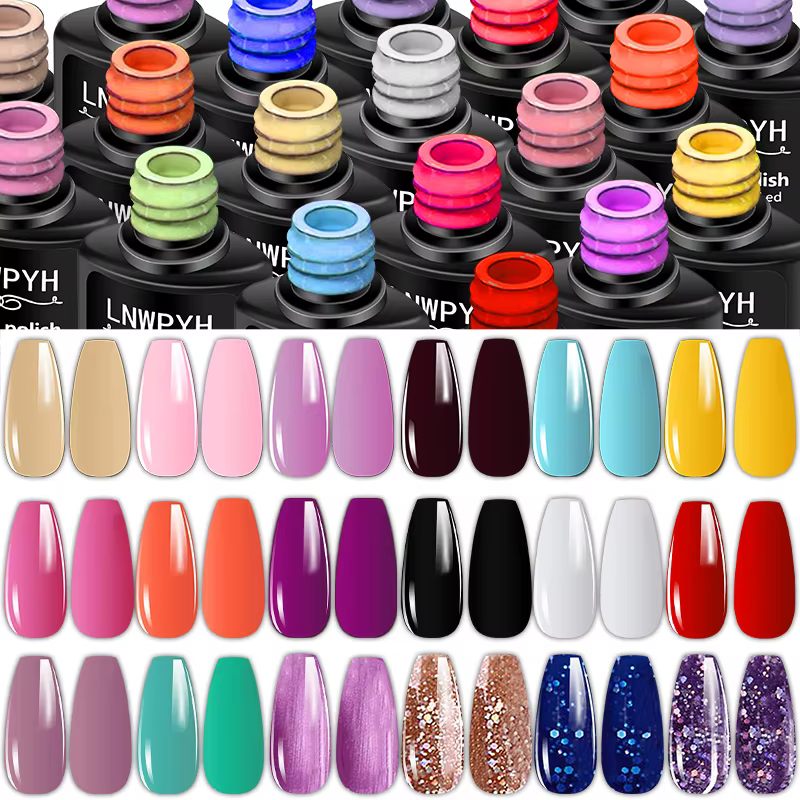 Ensemble professionnel de gel pour ongles
