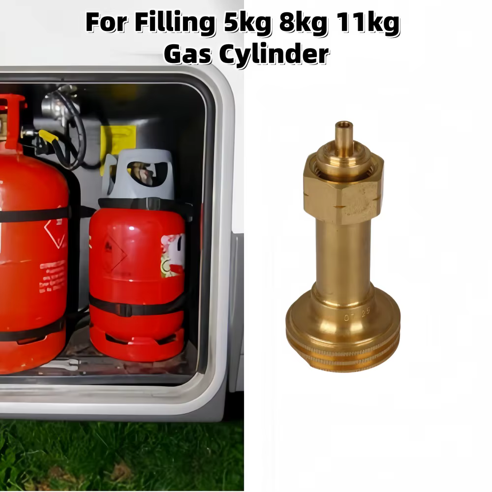 Adaptateur de réservoir de GPL RV Acme pour barbecue de plage, accessoires pour le remplissage de bouteilles de gaz GPL de 5 kg, 8 kg, 11 kg