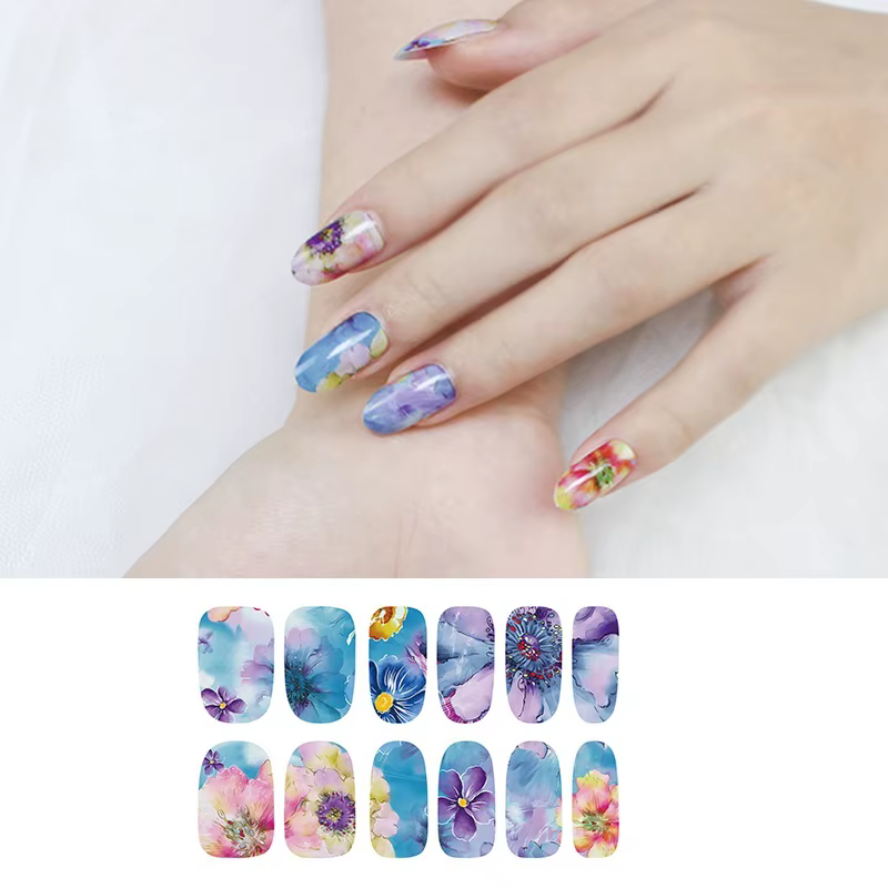 Autocollants de vernis à ongles auto-adhésifs