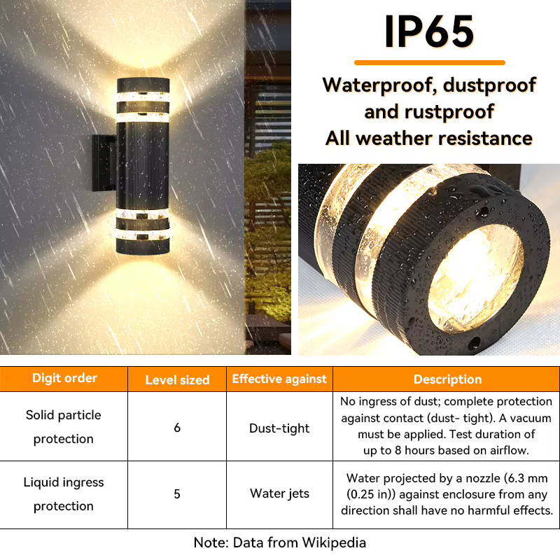 LED appliques extérieures E27 haut vers le bas applique murale extérieure IP65 LED étanche applique lampe pour porche porte d'entrée jardin applique