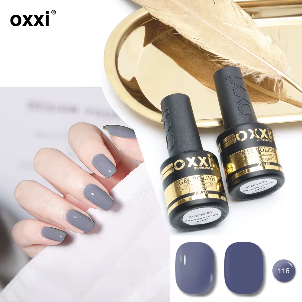 Vernis Gel OXXI pour Ongles 8ml – Couleurs Semi-permanentes UV Gel Manucure Gellac LED Hybride Émail Quotidien Classique Gel Lak