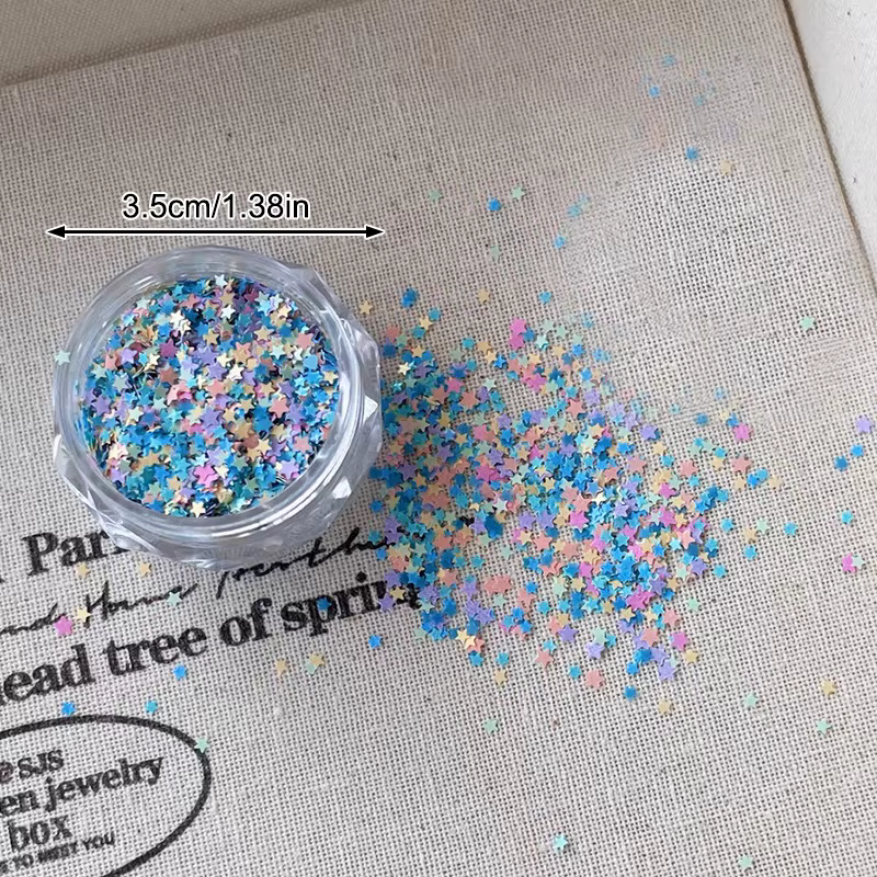 Paillettes pour ongles en forme d'étoile