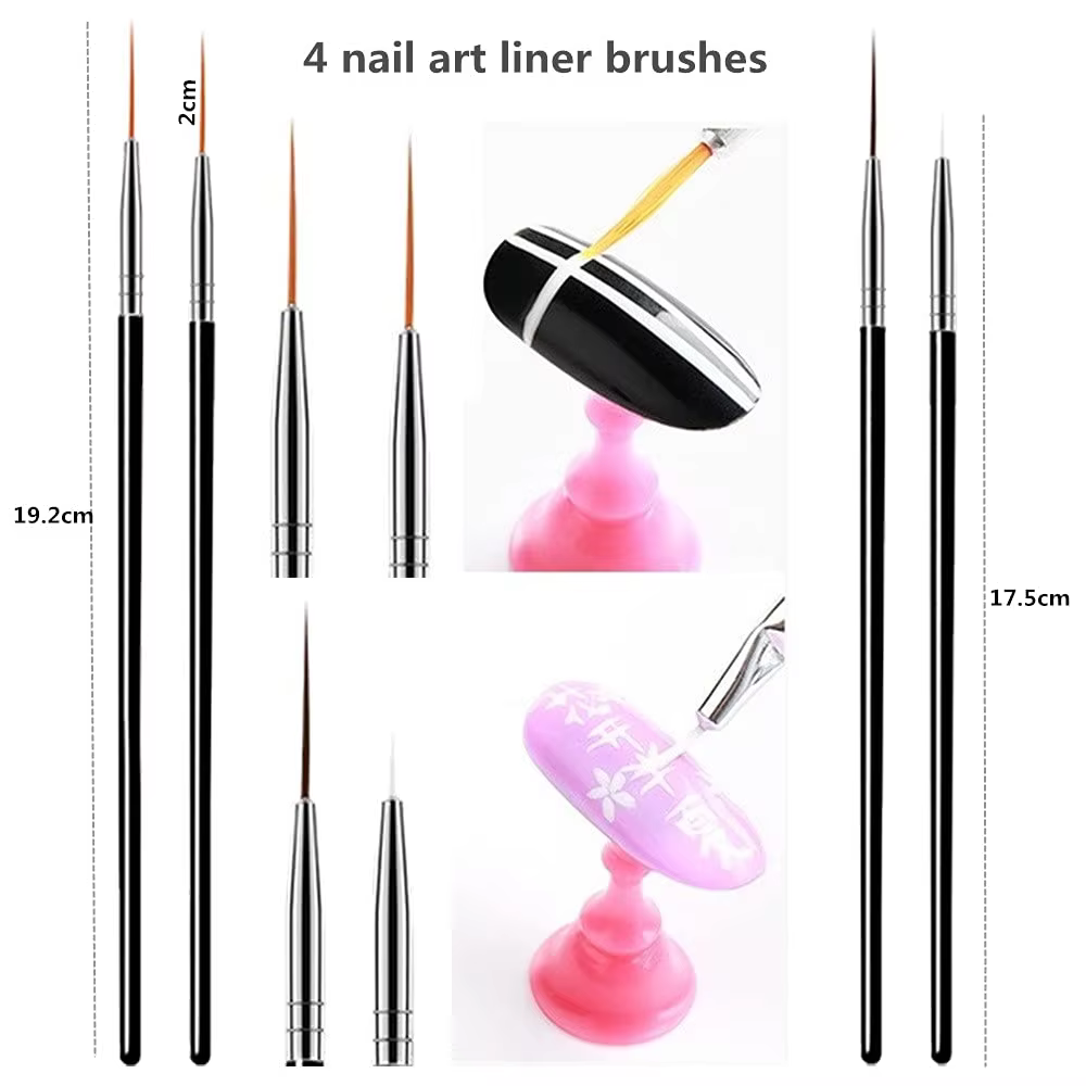Ensemble de pinceaux pour manucure