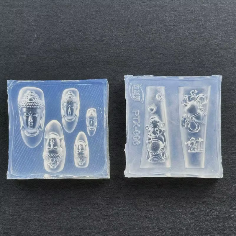 Moule acrylique 3D tête de bouddha dieu de la richesse