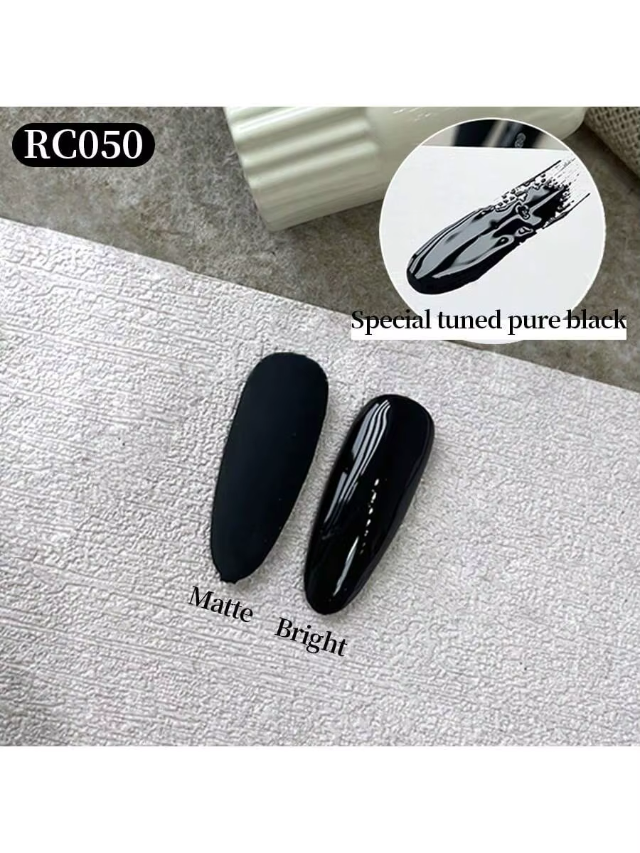 Vernis à ongles Gel blanc et noir