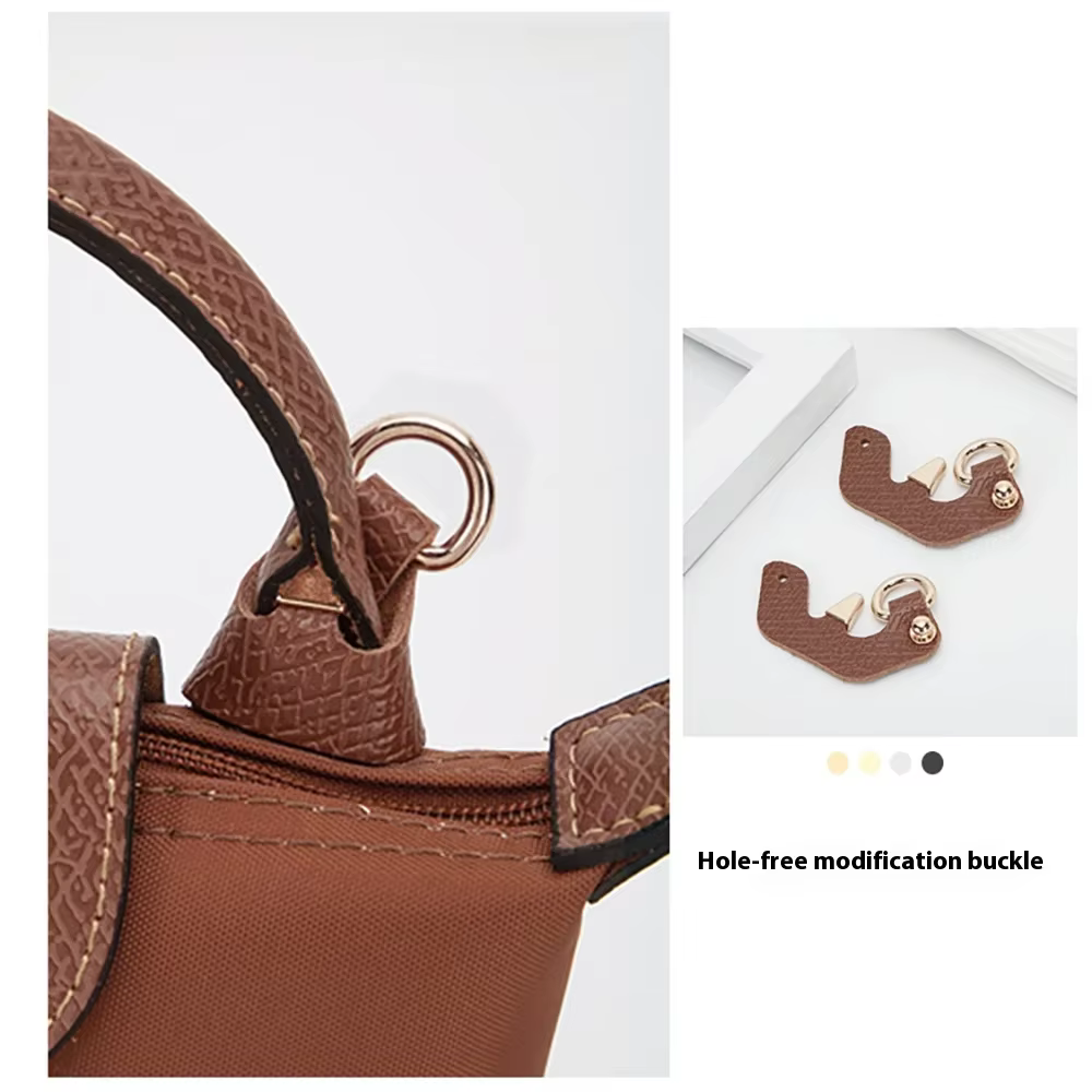 Sangle de remplacement Longchamp réglable, nouvelles poignées pour sacs de bricolage, Modification sans poinçonnage, accessoires de poignée de sac court à bandoulière