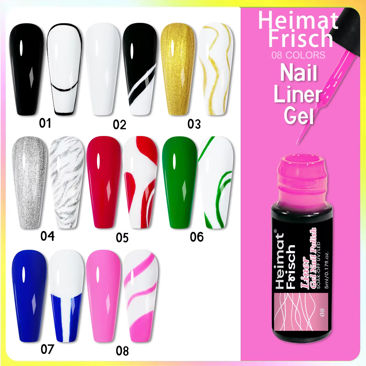 Vernis à ongles gel de peinture 5 ml