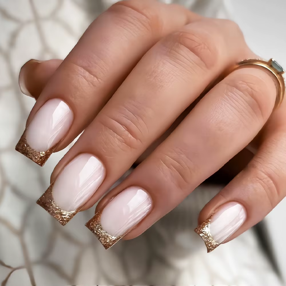Ensemble de faux ongles carrés moyens