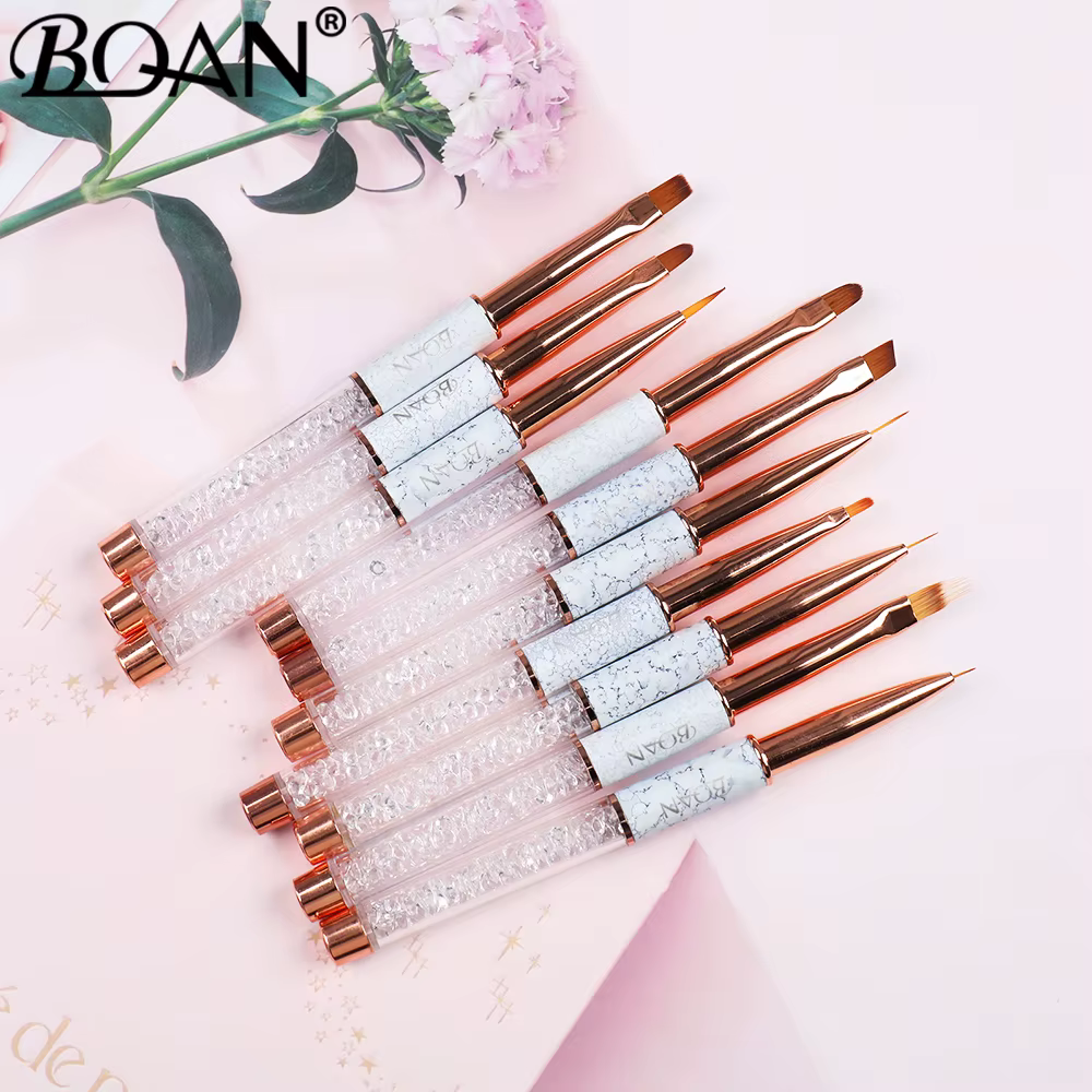 BQAN – brosse à ongles marbrée or Rose