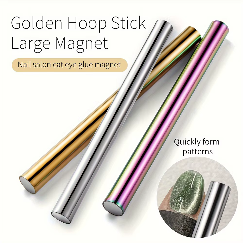 Aimant cylindrique chaud pour oeil de chat vernis Gel UV avec décoration d'art des ongles outils magnétiques d'ongle de