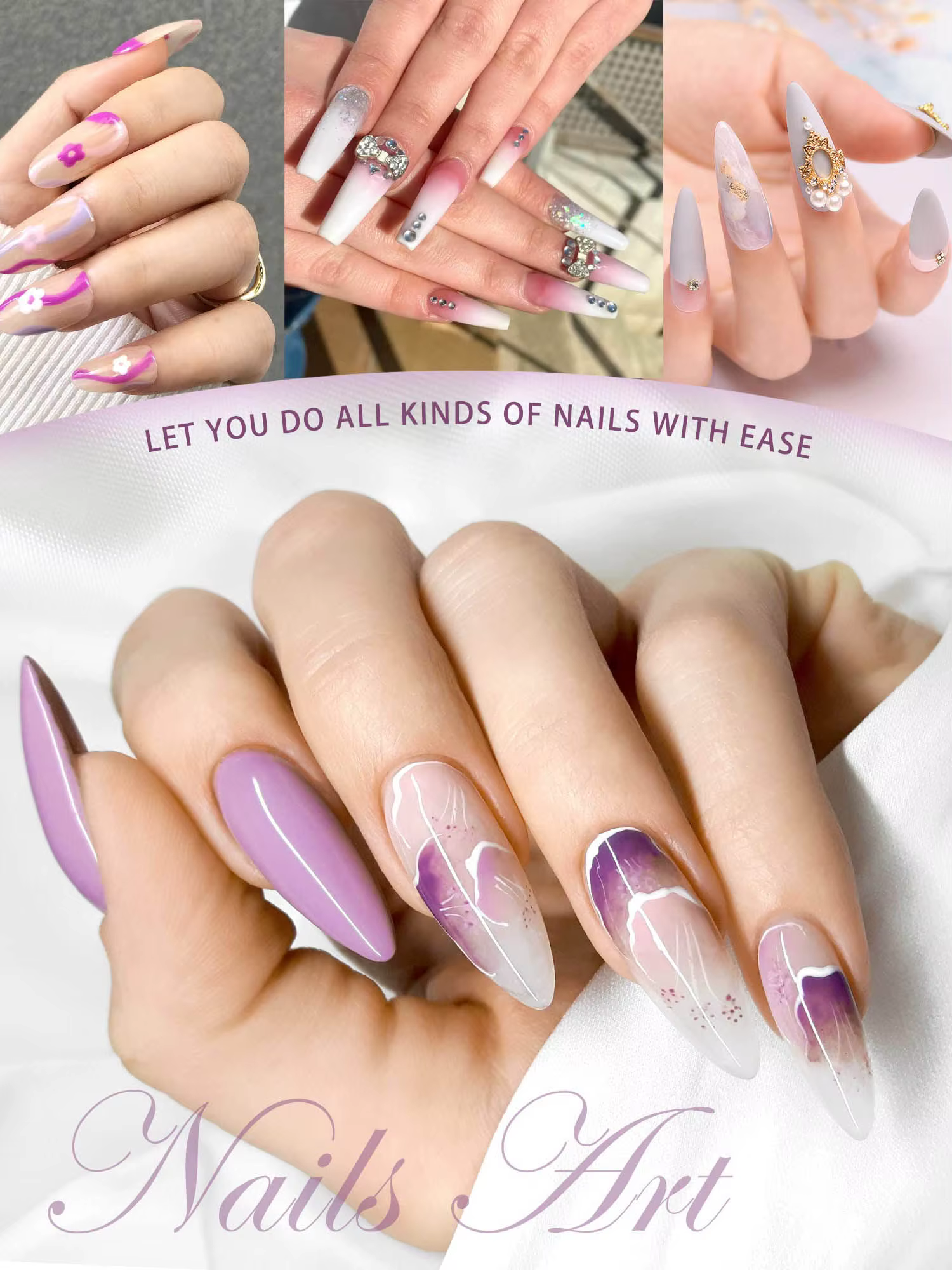Tampon à ongles bloc de ponçage polisseuse lime de polissage grain 60/100 pour Kit d'art