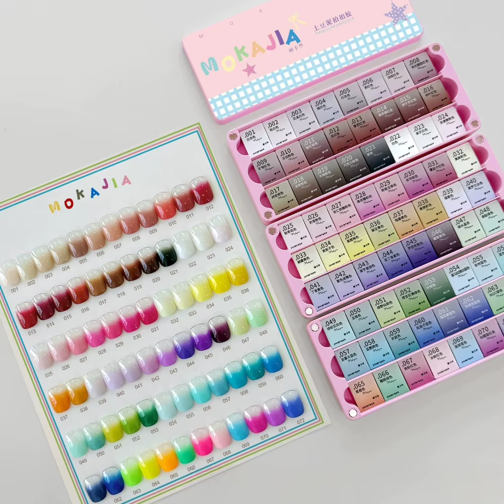 3 Boîtes de Gel de Peinture Pat pour Décoration d'Ongles