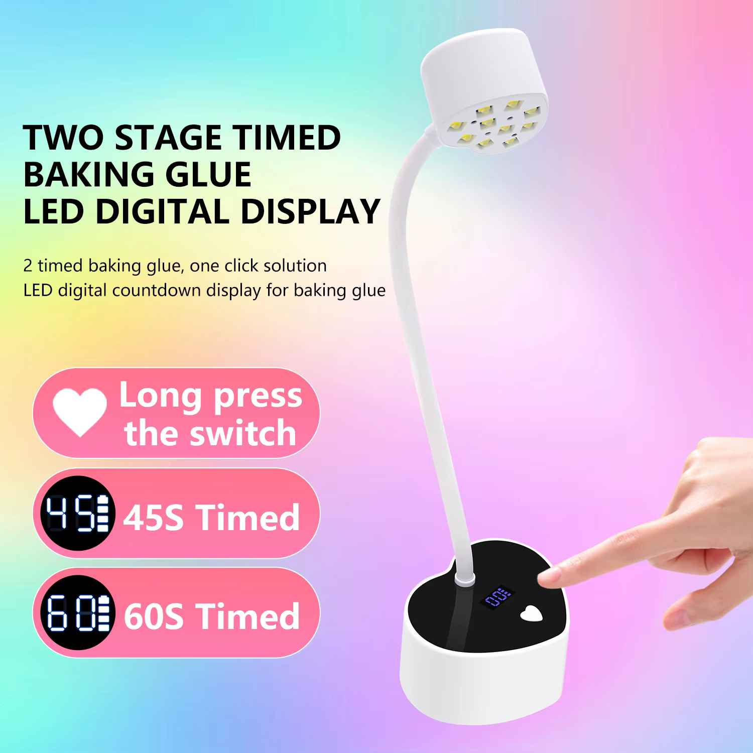 Lampe à ongles à induction intelligente