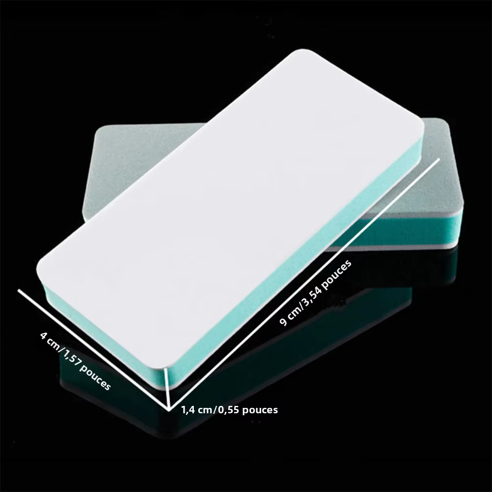 Blocs de polissage des ongles double face