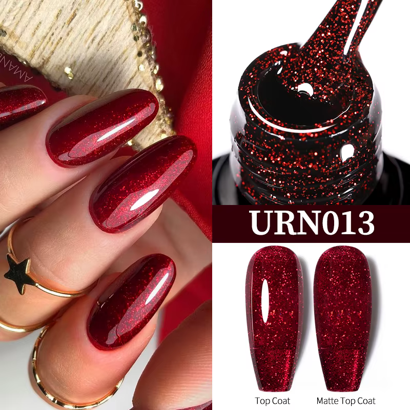 UR SUGAR 7.5ml vin foncé rouge vernis à ongles automne Gel peinture Nail Art Semi Permanent