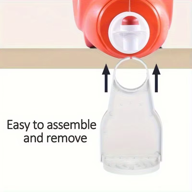 Support pour lessive liquide avec plateau de récupération des gouttes et distributeur de savon, accessoires de salle de bain