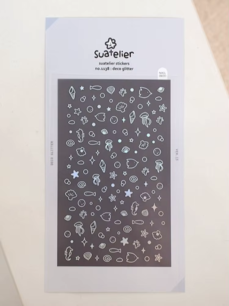 Autocollants pour ongles Suatelier Korea Sakura Flower