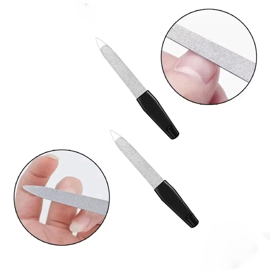 Mini lime à ongles professionnelle en métal