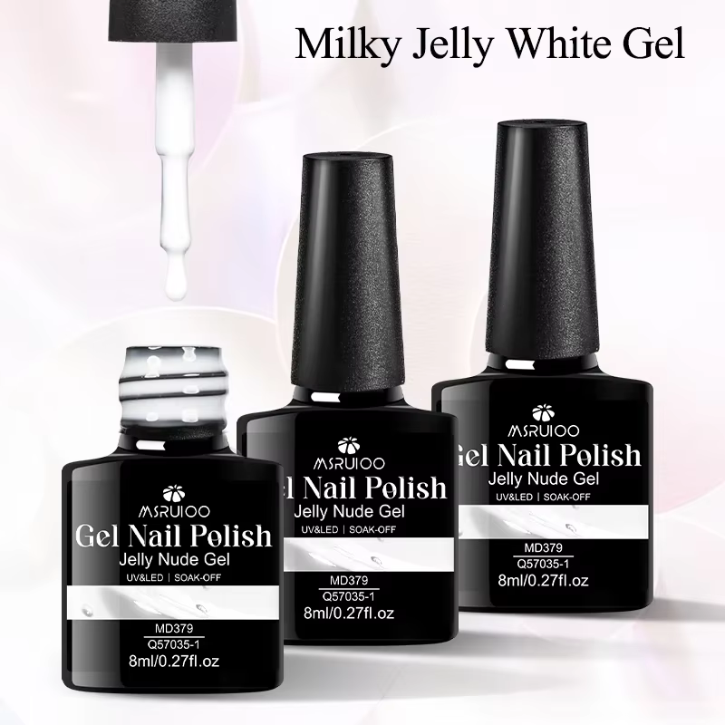 Vernis à ongles en gel blanc laiteux 8 ml