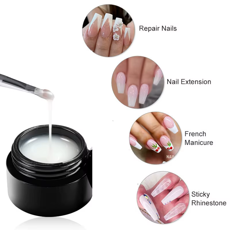 Kit de gel pour ongles d'extension Baby Boomer