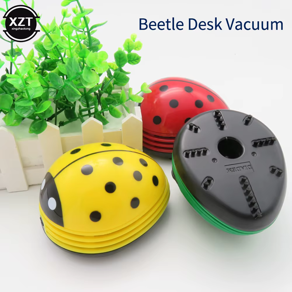 Mini aspirateur coccinelle de Table, nettoyeur de poussière, collecteur de poussière de café de bureau pour le nettoyage de bureau et de maison