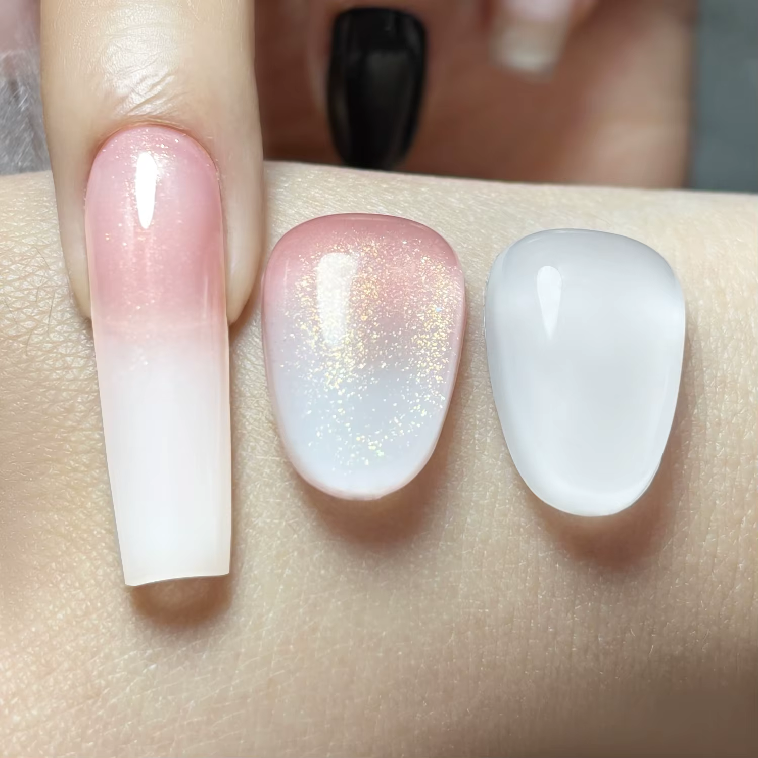 KODI JYJ blanc laiteux sans lingette vernis à ongles Gel 2 en 1 haute brillance gelée couleurs couche de finition Semi-permanent pas collant uv haut Gellac